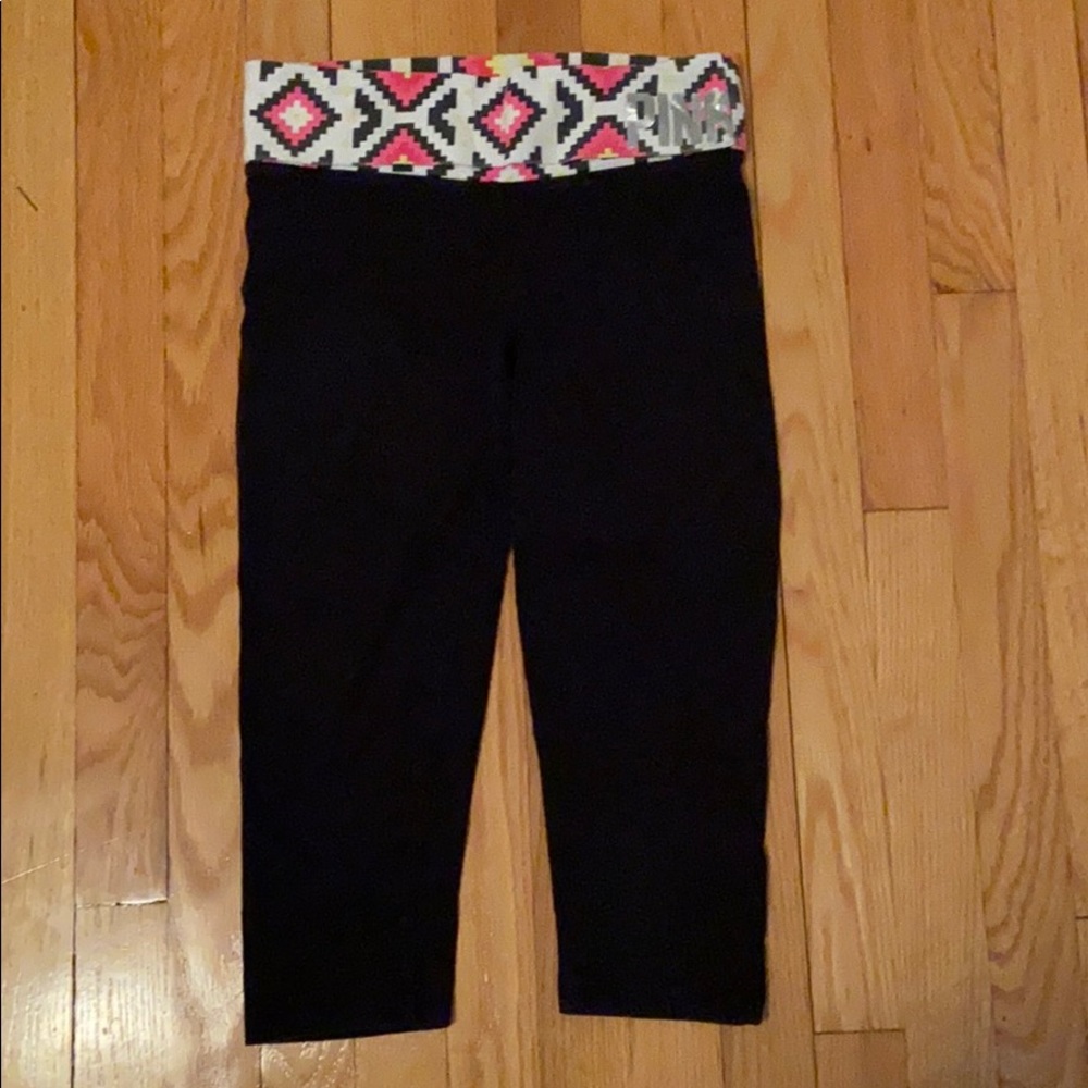 PINK Victoria’s Secret fold over crop yoga